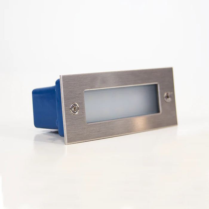 STS02 Outdoor Recessed Brick Wall Light 3000K Warm White Integrated LED Step/ Stair Lighting Fixture