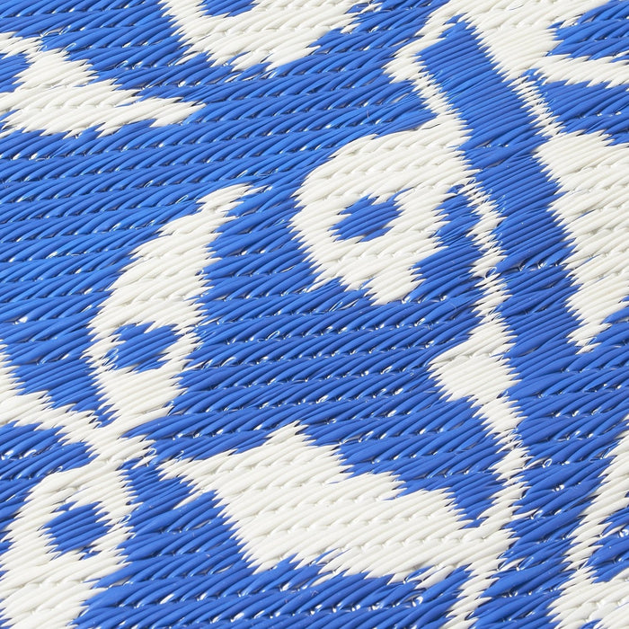 San Juan - Dark Blue Outdoor Rug for Patio FINAL SALE