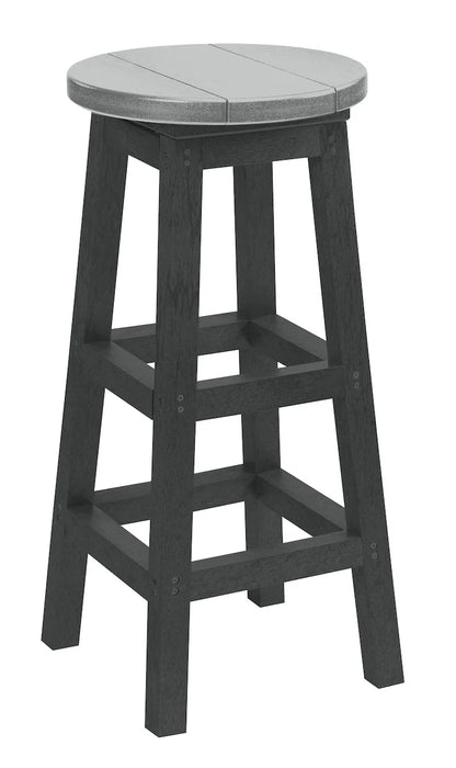 C.R. Plastic Swivel Bar Stool,