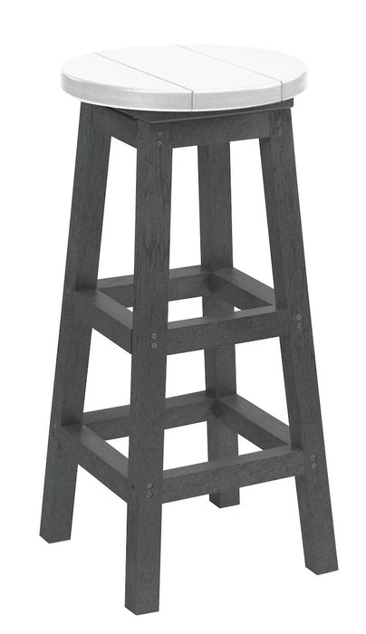 C.R. Plastic Swivel Bar Stool,