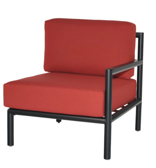 Hanamint Melbourne Sectional Left Arm Club Chair with Cushion