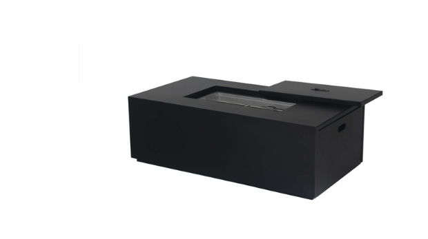 Hanamint Petite Sur 48" x 25" Rectangle Fire Pit Table (recommend 13.5 lbs Glass)