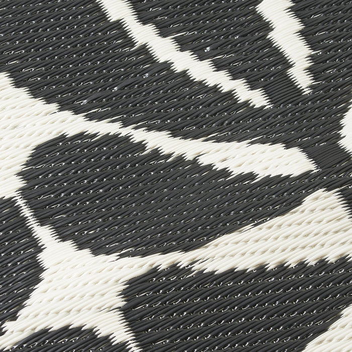 Serowe - Black & White Outdoor Rug for Patio