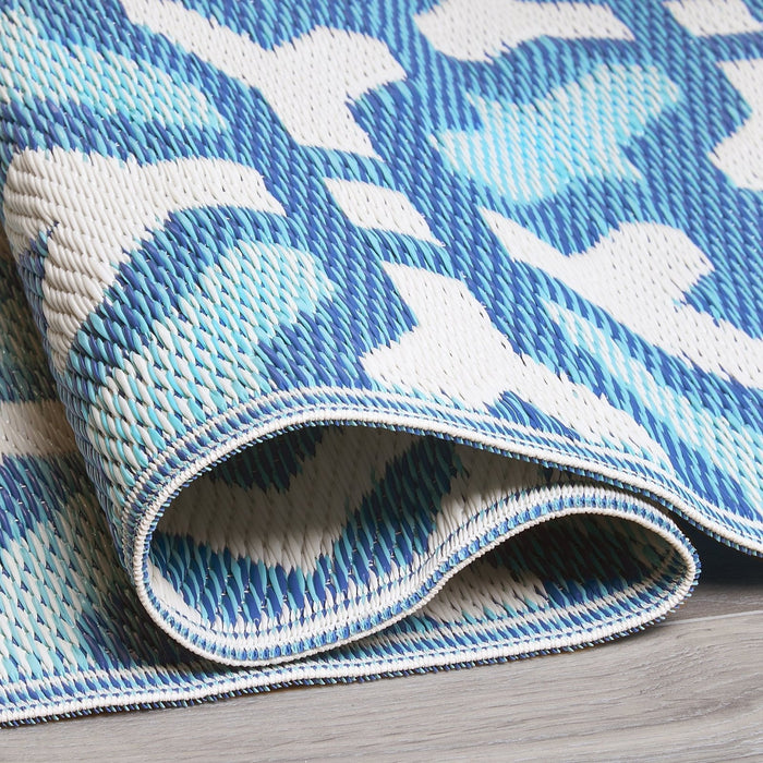 Seville - Multicolor Blue Outdoor Rug for Patio FINAL SALE