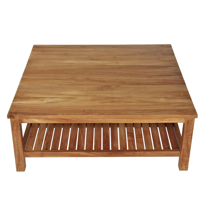 ARB Teak Coffee Table with Shelf Jay - Square 48"