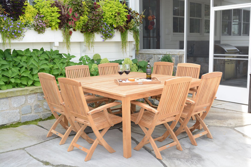 Three Birds Casual Newport Square Dining Table 62"