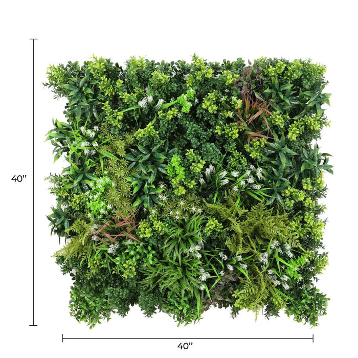 Ultra Luxury Amazon Jungle Vertical Garden 40" x 40" 11SQ FT Commercial Grade UV Resistant