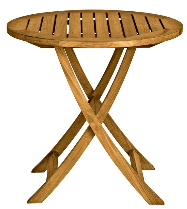 Three Birds Casual Cambridge Round Folding Cafe Table 30"