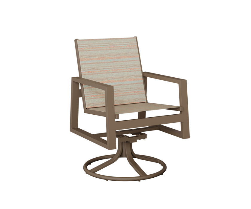 Berlin Gardens Vida Swivel Rocker Dining Chair