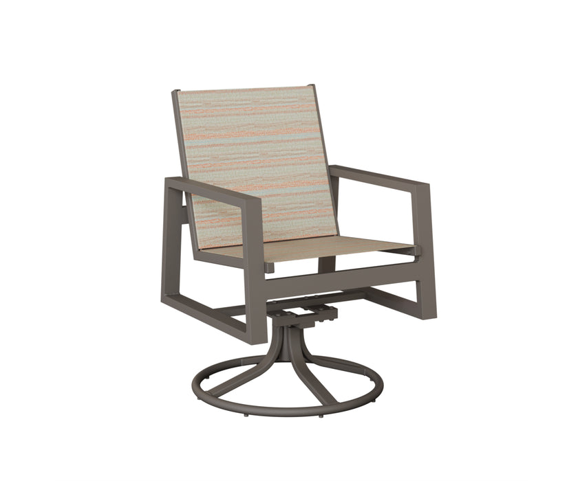 Berlin Gardens Vida Swivel Rocker Dining Chair