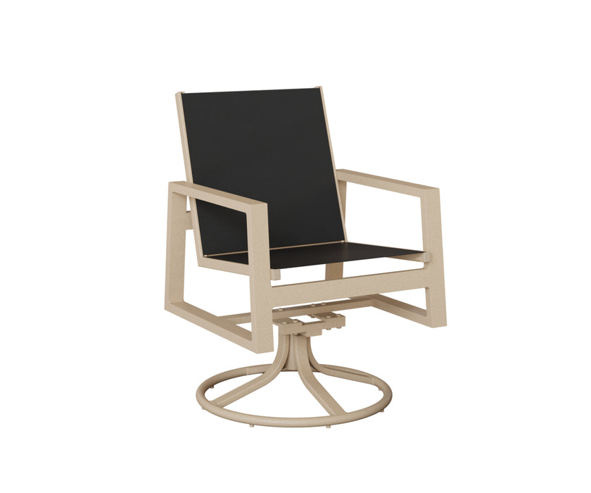 Berlin Gardens Vida Swivel Rocker Dining Chair
