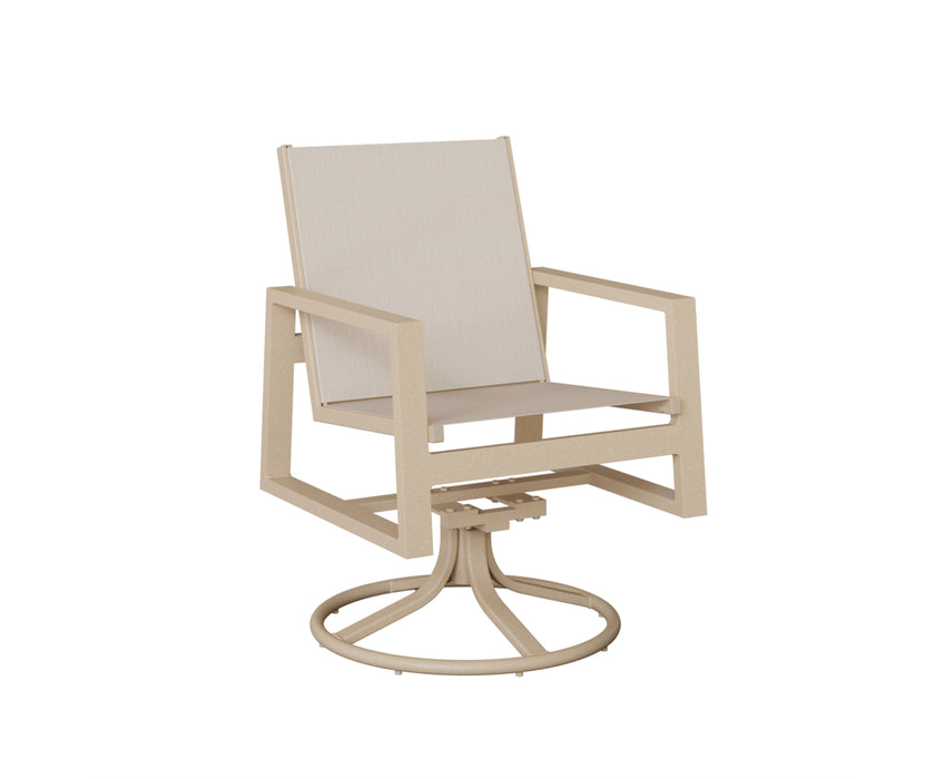 Berlin Gardens Vida Swivel Rocker Dining Chair