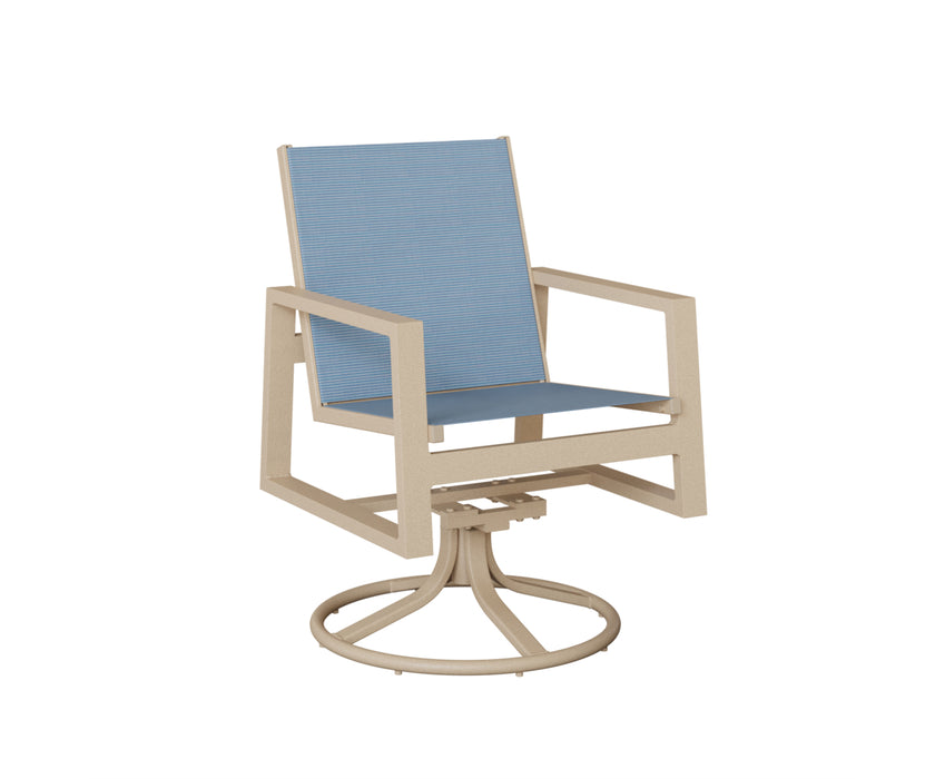 Berlin Gardens Vida Swivel Rocker Dining Chair