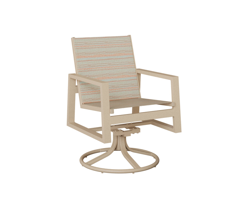 Berlin Gardens Vida Swivel Rocker Dining Chair