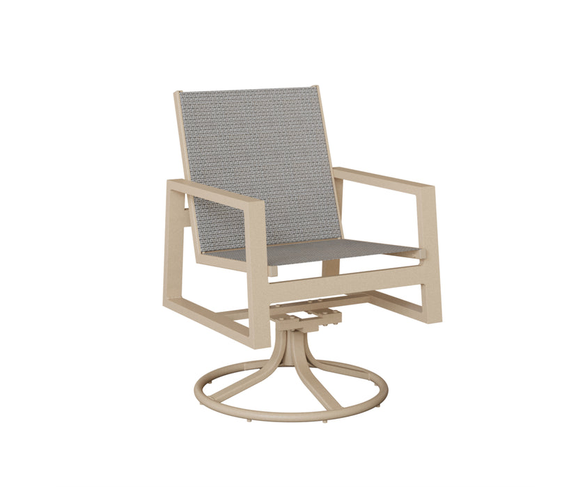 Berlin Gardens Vida Swivel Rocker Dining Chair