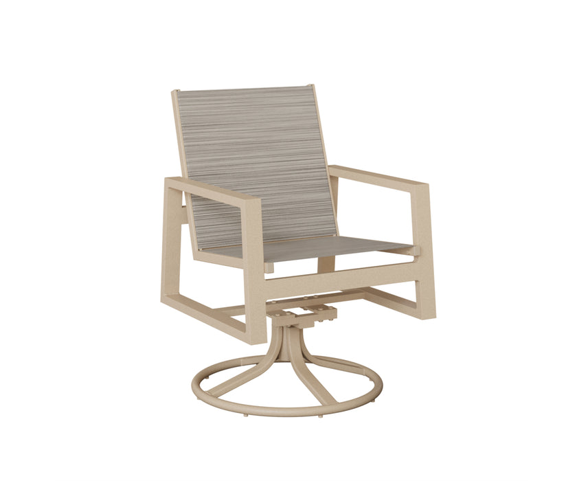 Berlin Gardens Vida Swivel Rocker Dining Chair