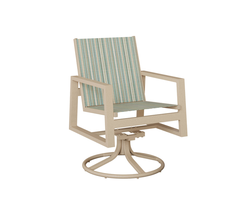 Berlin Gardens Vida Swivel Rocker Dining Chair