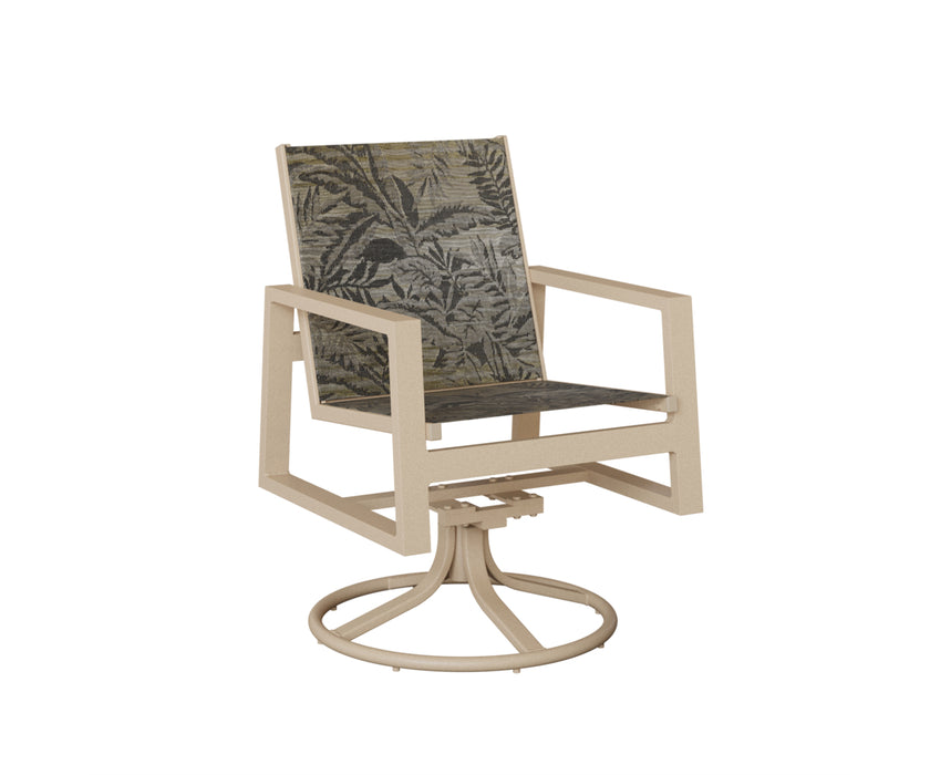 Berlin Gardens Vida Swivel Rocker Dining Chair
