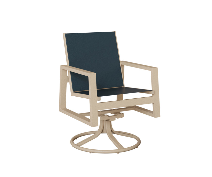 Berlin Gardens Vida Swivel Rocker Dining Chair