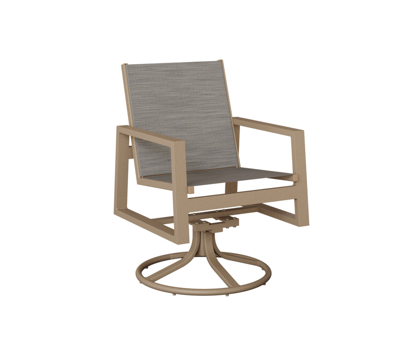 Berlin Gardens Vida Swivel Rocker Dining Chair