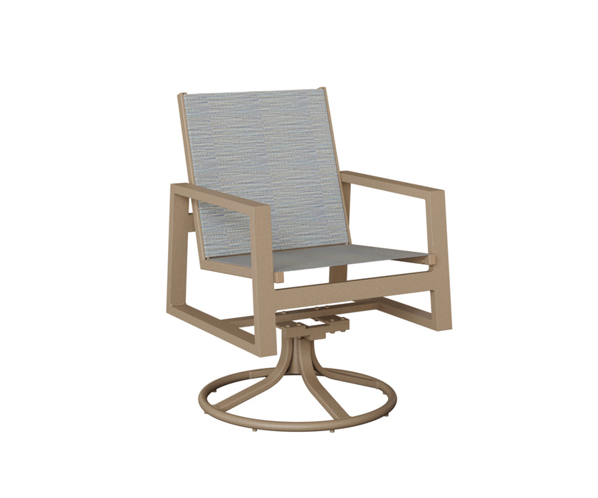 Berlin Gardens Vida Swivel Rocker Dining Chair