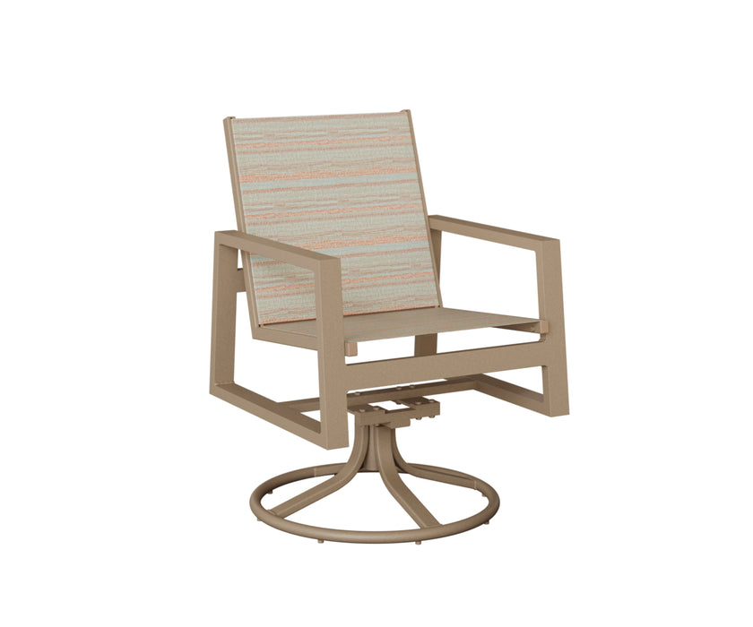 Berlin Gardens Vida Swivel Rocker Dining Chair