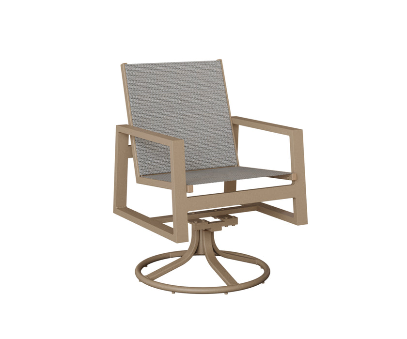 Berlin Gardens Vida Swivel Rocker Dining Chair