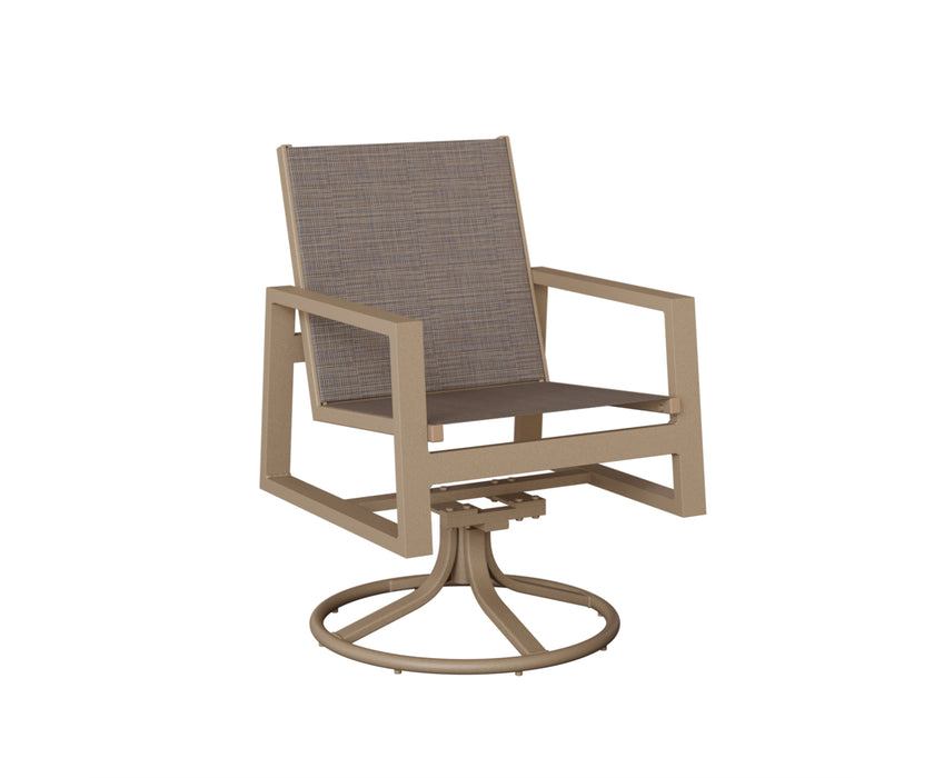 Berlin Gardens Vida Swivel Rocker Dining Chair