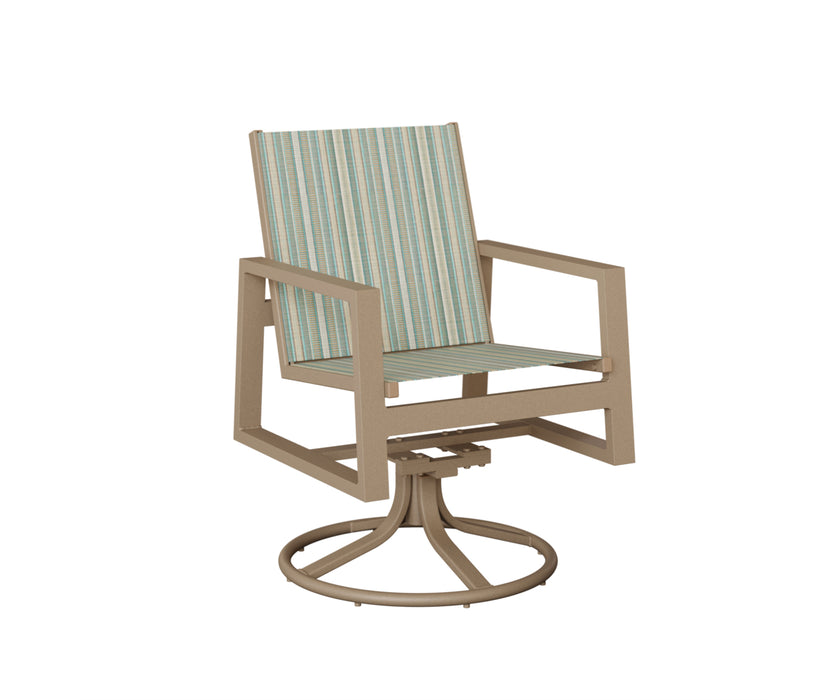 Berlin Gardens Vida Swivel Rocker Dining Chair