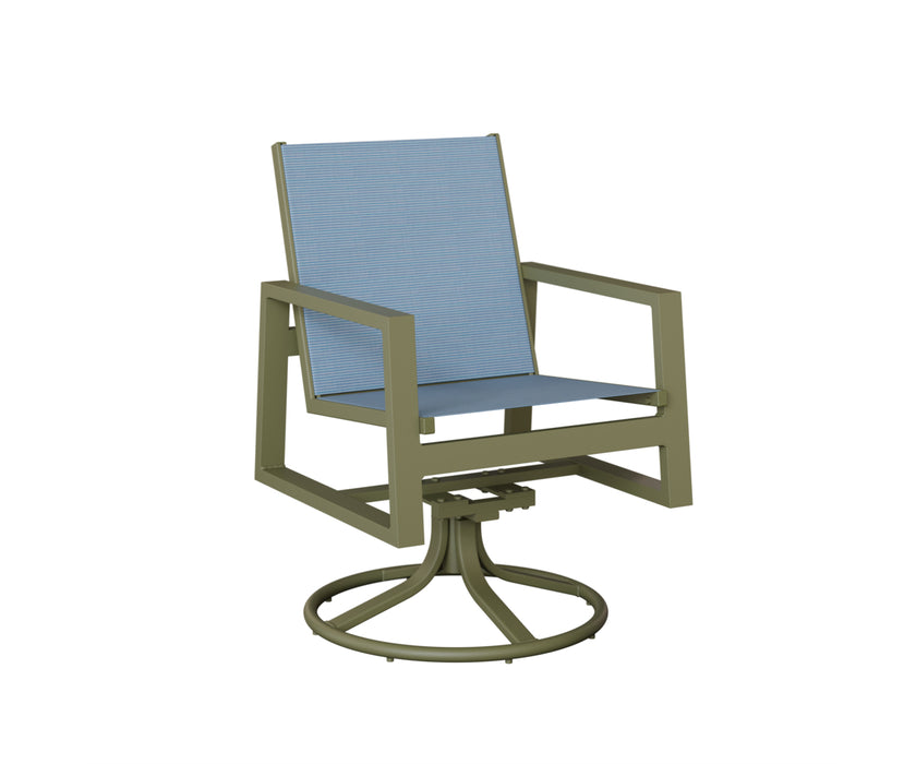 Berlin Gardens Vida Swivel Rocker Dining Chair