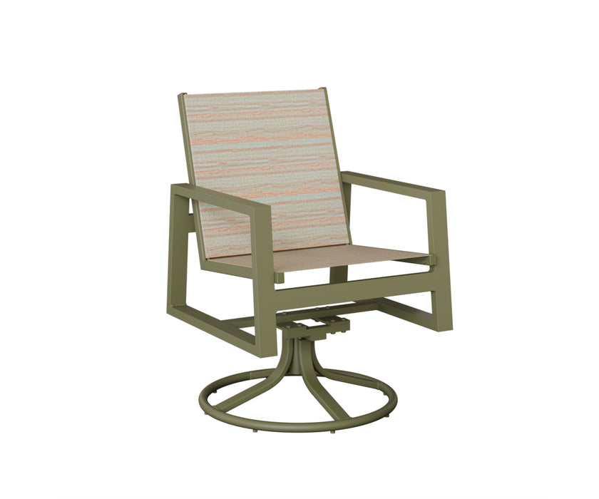Berlin Gardens Vida Swivel Rocker Dining Chair