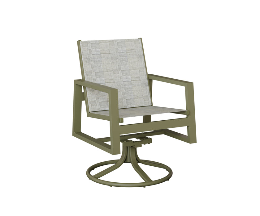 Berlin Gardens Vida Swivel Rocker Dining Chair