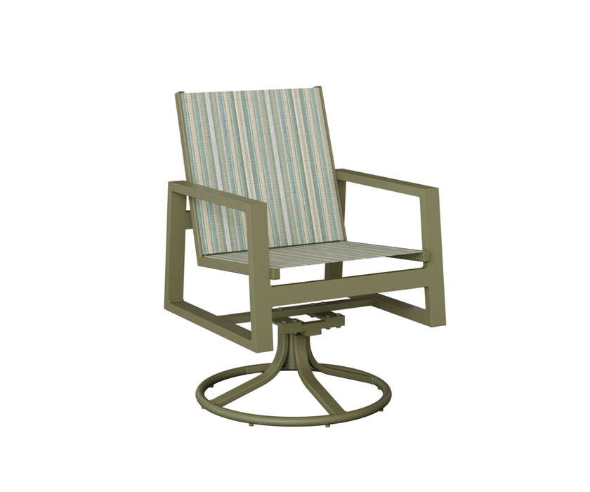 Berlin Gardens Vida Swivel Rocker Dining Chair