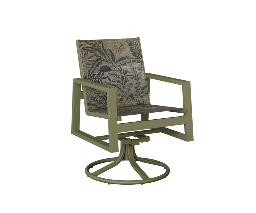Berlin Gardens Vida Swivel Rocker Dining Chair