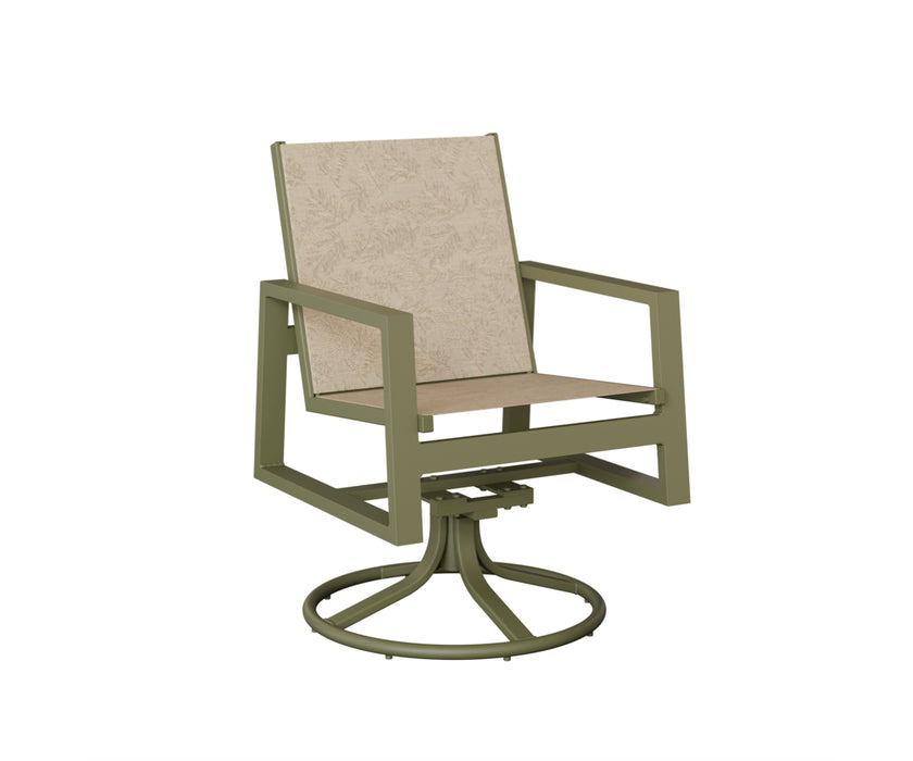 Berlin Gardens Vida Swivel Rocker Dining Chair