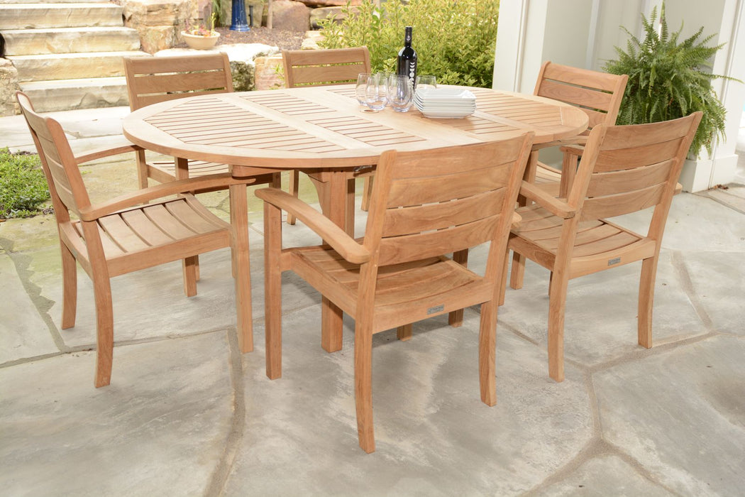 Three Birds Casual Chelsea Round Extension Table 48-72"