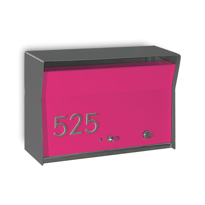 RetroBox Locking Wall Mounted Mailbox in COCONUT