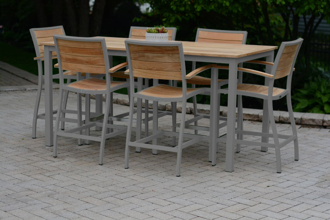 Three Birds Casual SoHo Rectangle Counter Height Table 72"