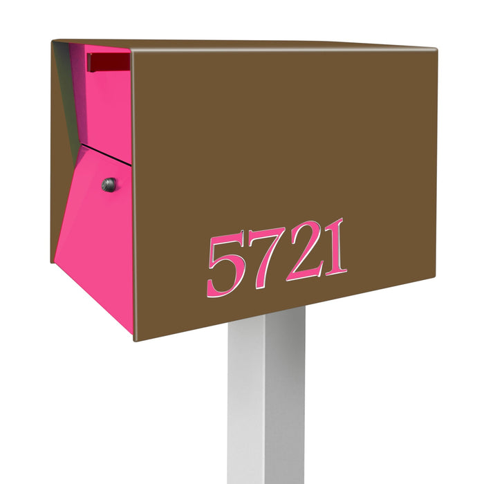 NEW! The UpTown Box Locking Package Dropbox  in COCONUT - Modern Mailbox