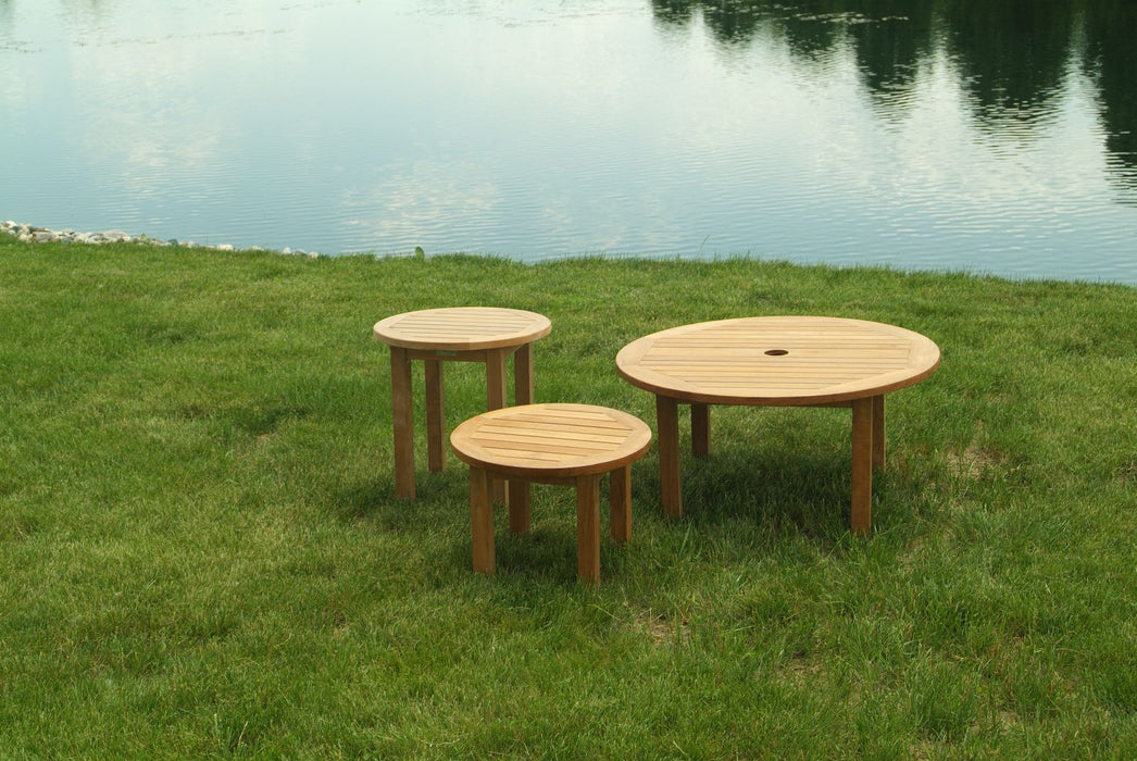 Three Birds Casual Canterbury Low Round Side Table 20"