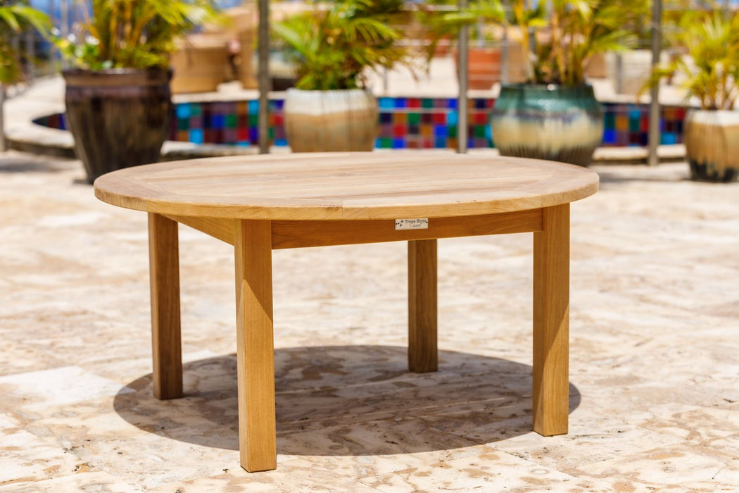 Three Birds Casual Canterbury Round Coffee Table 36"