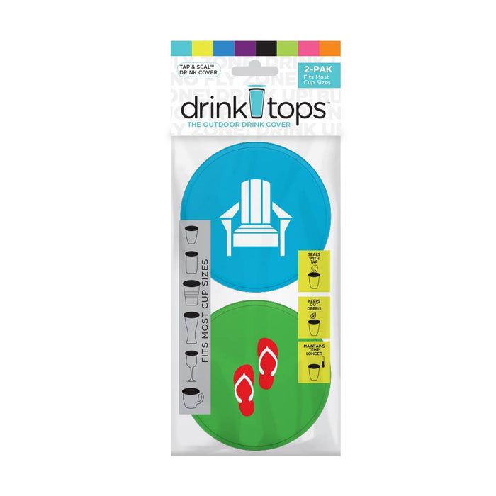 TAP & SEAL Drink Covers - Set of 2