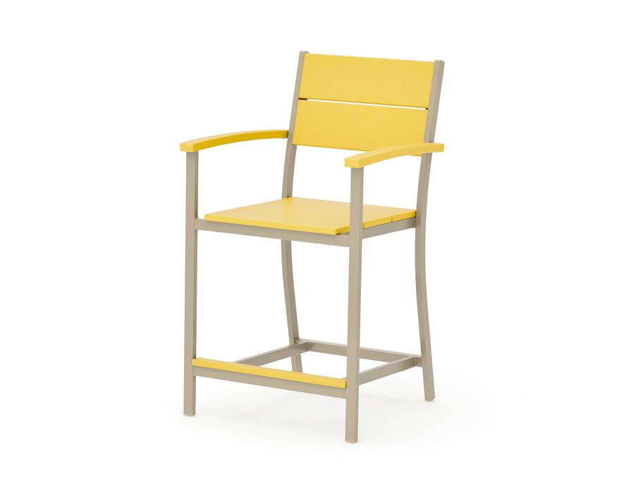 POLYWOOD® Main Street Counter Arm Chair
