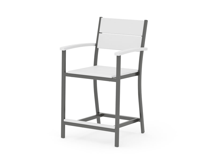 POLYWOOD® Main Street Counter Arm Chair