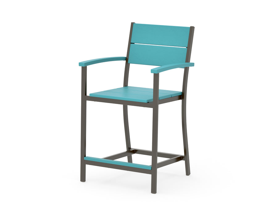 POLYWOOD® Main Street Counter Arm Chair