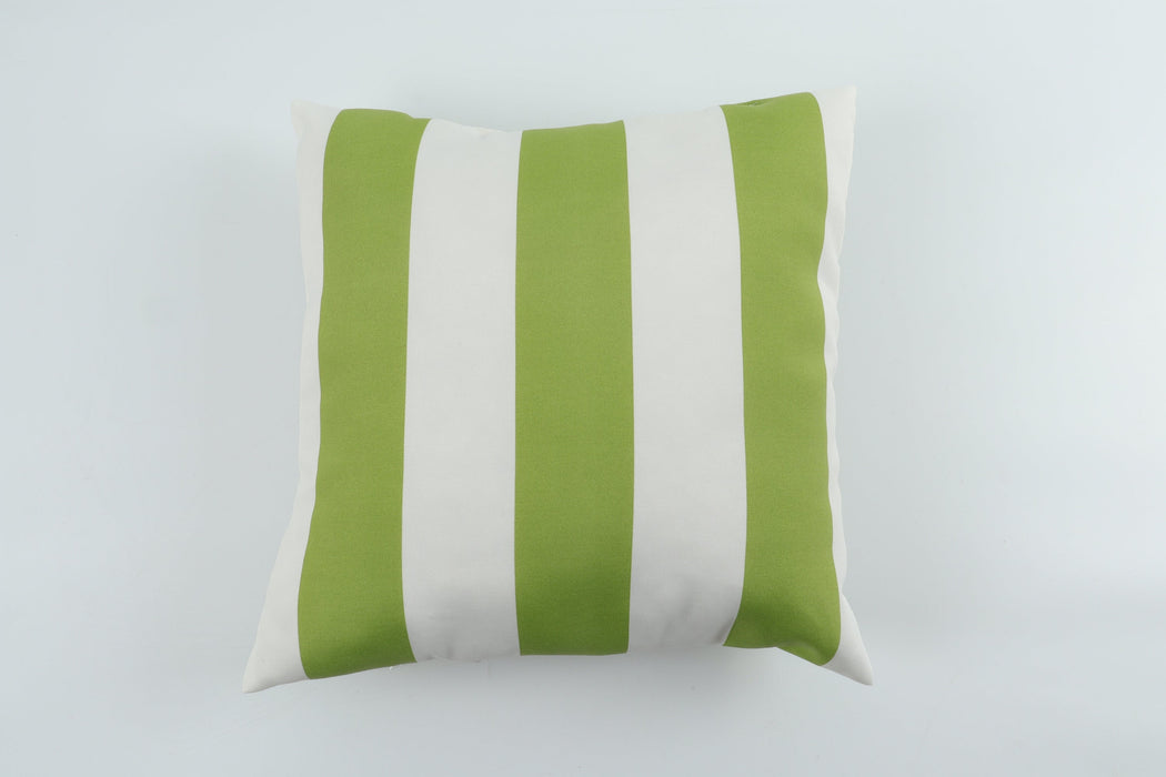 2 Pack Outdoor Throw Pillows, Waterproof & Fade-Resistant Patio Cushions (18x18 Inch)