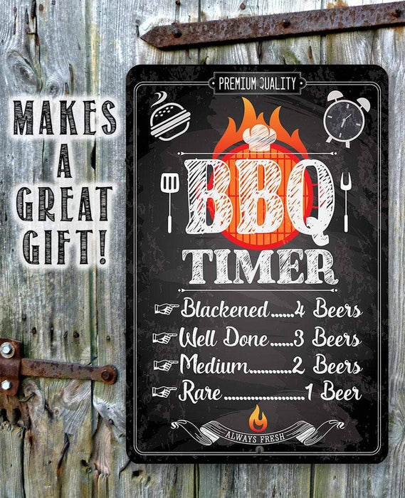 Barbecue Timer - Metal Sign