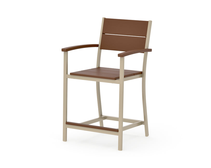 POLYWOOD® Main Street Counter Arm Chair