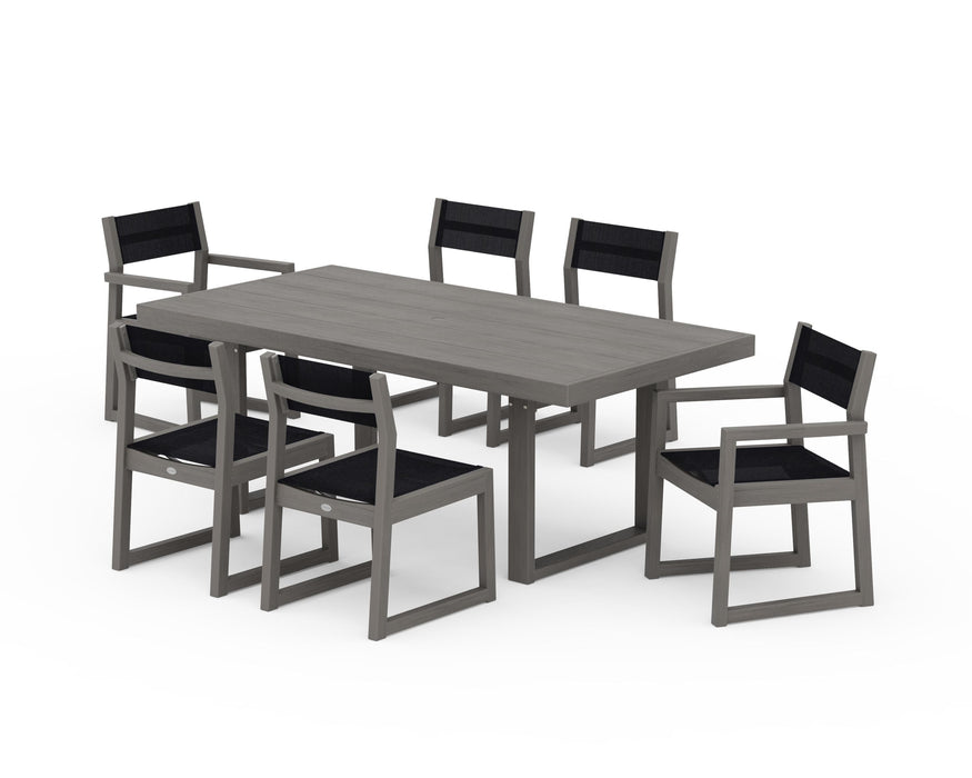 POLYWOOD® EDGE Sling 7-Piece Dining Set