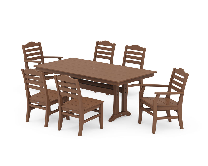 Draper James by POLYWOOD Savannah 7-Piece Farmhouse Dining Set with Trestle Legs